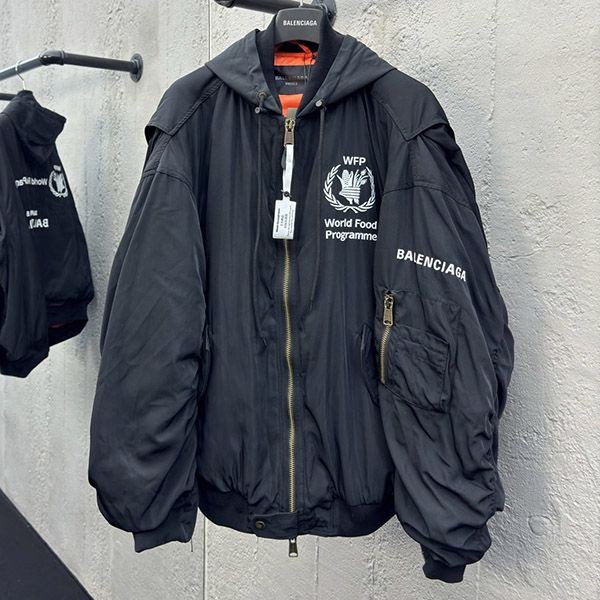 Free shipping Balenciaga World Hood Flight Hooded Jacket bal61438