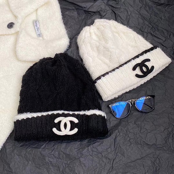 [Great as a gift or to accent your outfit!] Replica Chanel knit hat in 2 colors AA8630
