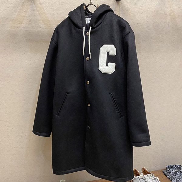 Best Price Challenge Celine College Long Parka Fake Wool Ces68466