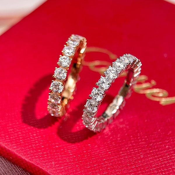 Eye-catching color Cartier replica Destine eternity ring kaf49360