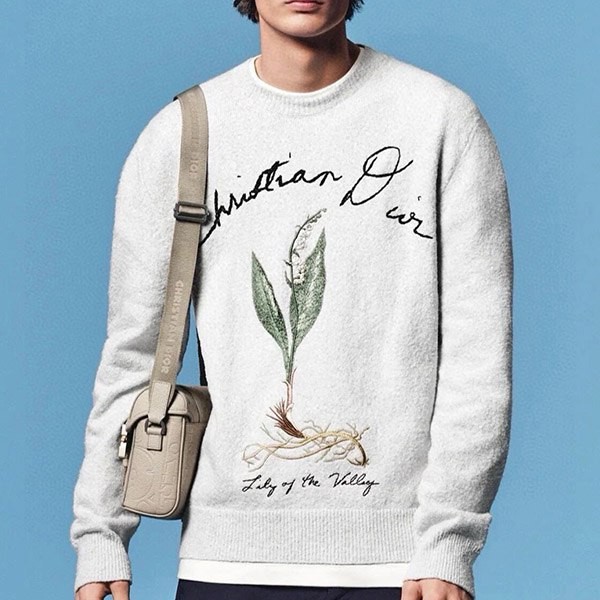 Cheap price! Dior Lily of the Valley cotton knit replica det68261
