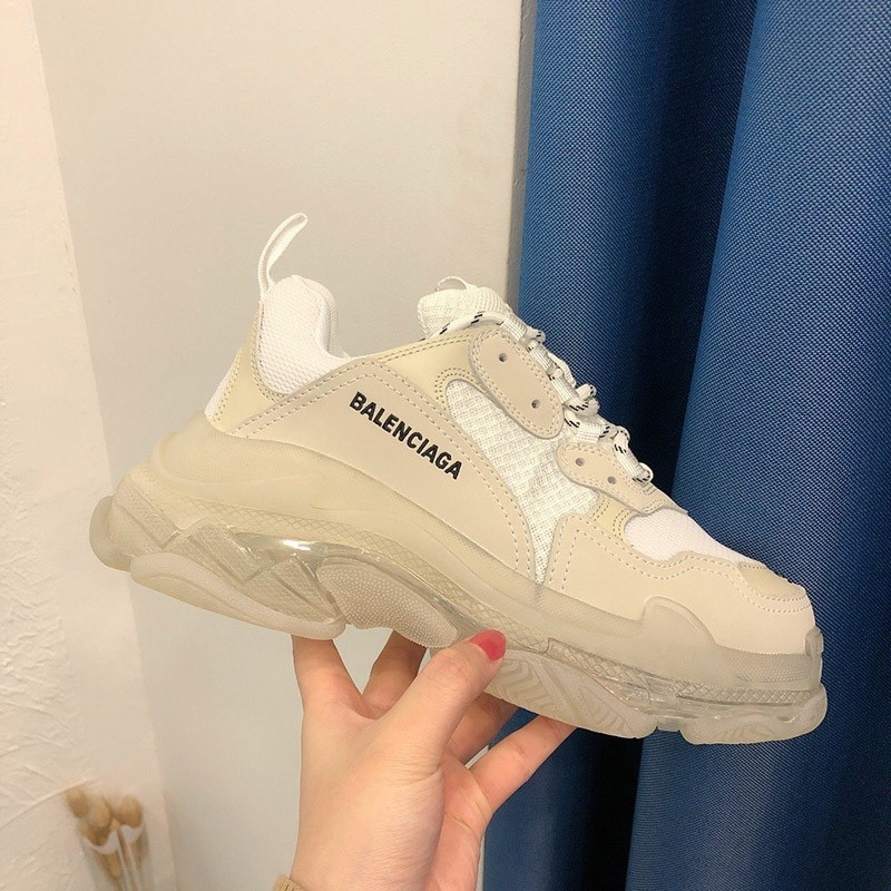 New for Autumn/Winter Balenciaga Sneakers Replica ★ Neon Green Triple S Clear Sole baf40284