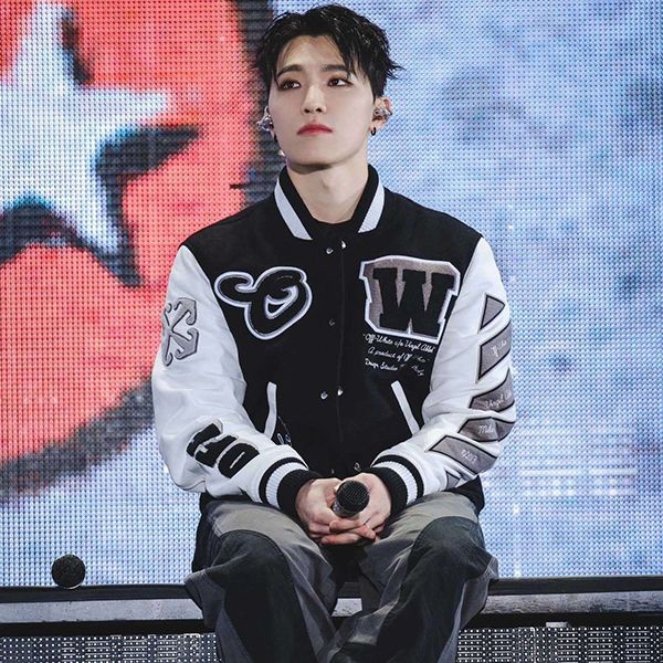 ★Off-White★Leather Varsity Jacket Fake (White) ofx15736