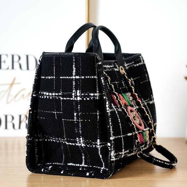 Attention ★ Chanel Deauville Tote Bag 38mm Replica shb55406