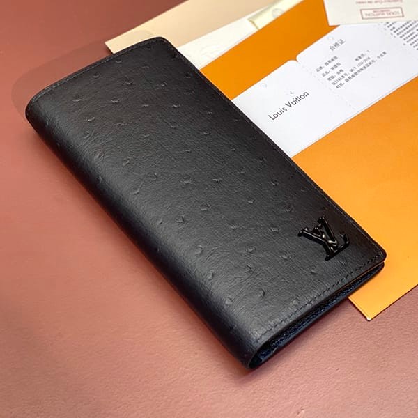 Very popular! Louis Vuitton Braza Wallet Ostrich Leather Long Wallet Replica vue68072 Very popular! Louis Vuitton Braza Wallet Ostrich Leather Long Wallet Replica vue68072