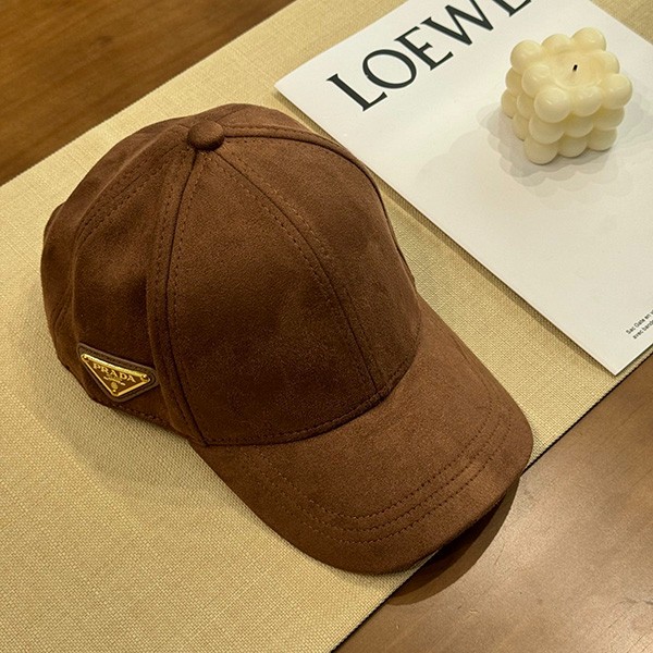 Isetan Pre-sale Prada Suede Baseball Cap Replica puu18605