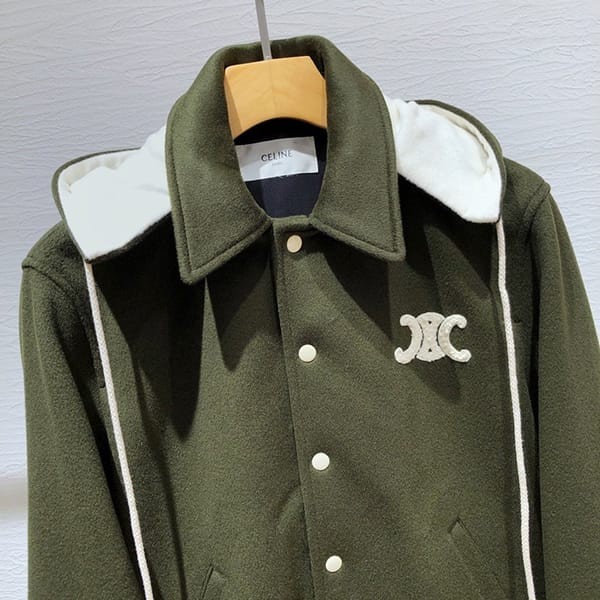 Celine Logo Teddy Jacket Replica Ceg08296