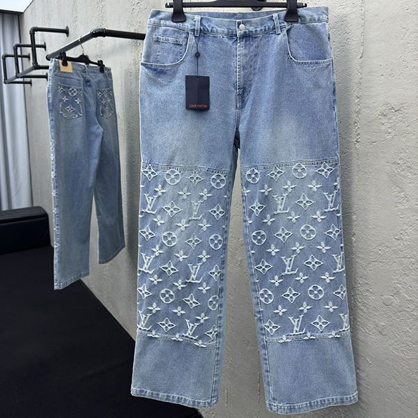Attention ★ [Add a street feel] Louis Vuitton ★ Denim pants replica 1AGIV8
