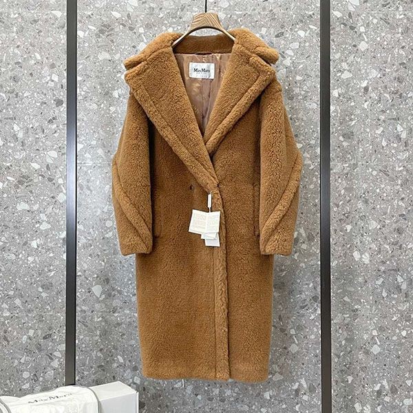 Max Mara Icon Teddy Bear Coat Double Breasted mad05686 Max Mara Icon Teddy Bear Coat Double Breasted mad05686