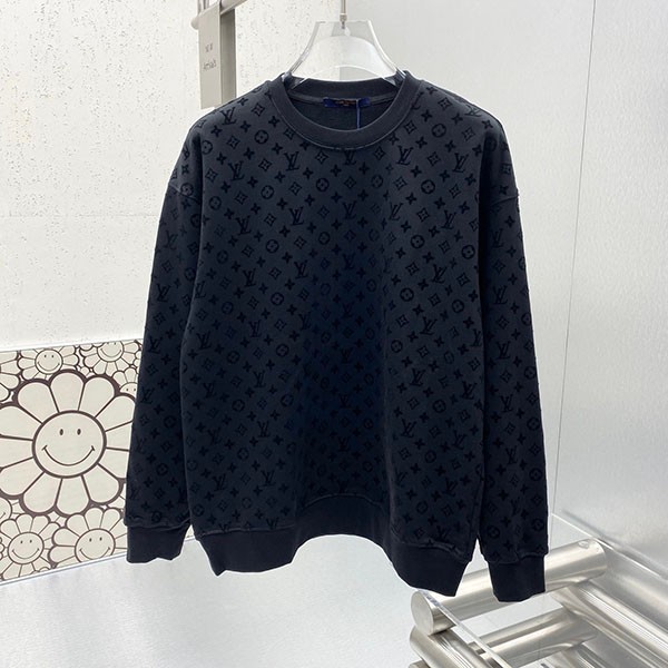The rising popularity of Louis Vuitton replicas Full Monogram Jacquard Crew Neck vuo05386