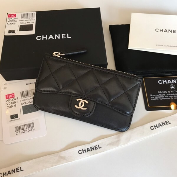 New for Fall/Winter: Chanel Matelasse Card Case Replica shu21345
