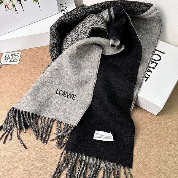 Hot item Loewe wool & cashmere scarf replica lot88400 Hot item Loewe wool & cashmere scarf replica lot88400