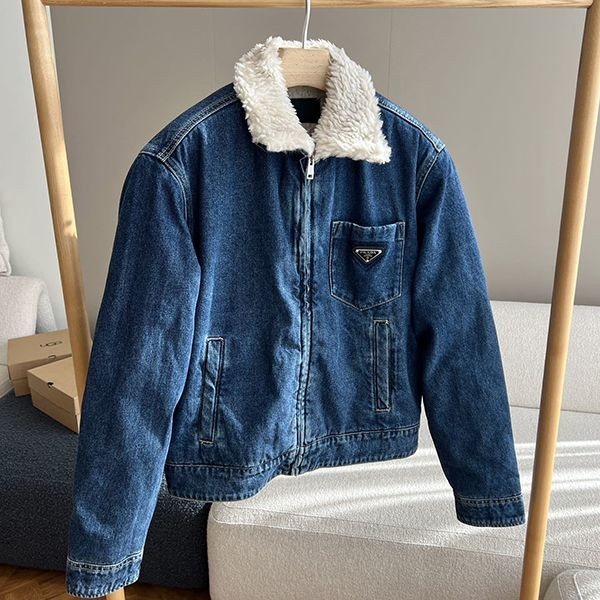 Prada padded denim jacket replica puw23185 Prada padded denim jacket replica puw23185