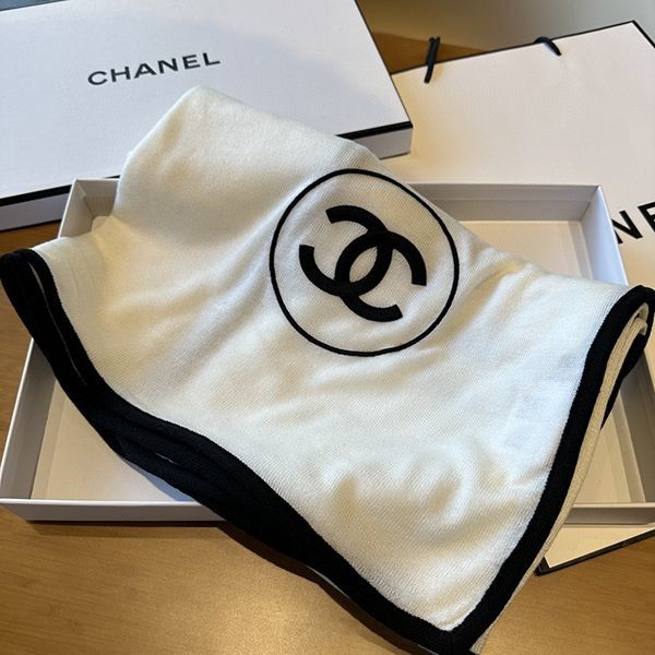Hard to find! [Coco Mark] [Chanel] Cashmere stole fake shb06409