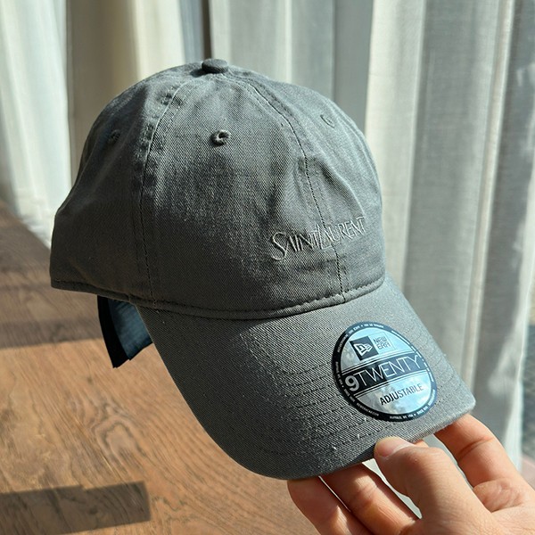 Rare Saint Laurent New Era collaboration replica cap Sae72440