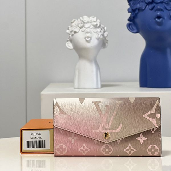 Rare color Louis Vuitton long wallet Portefeuille Sarah copy ★ vux34223 Rare color Louis Vuitton long wallet Portefeuille Sarah copy ★ vux34223