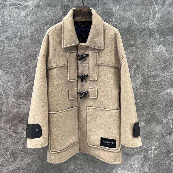 Louis Vuitton Monogram Accent Duffle Coat Replica 1AFFO5