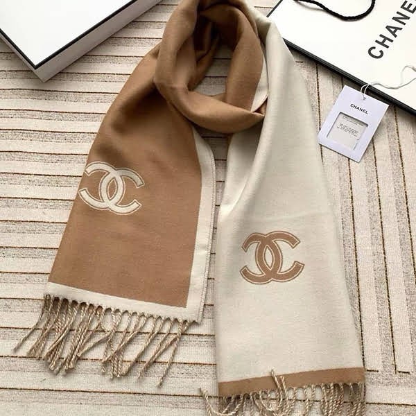 Immediate delivery Chanel n-grade reversible scarf shk57460