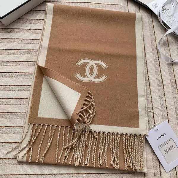 Immediate delivery Chanel n-grade reversible scarf shk57460