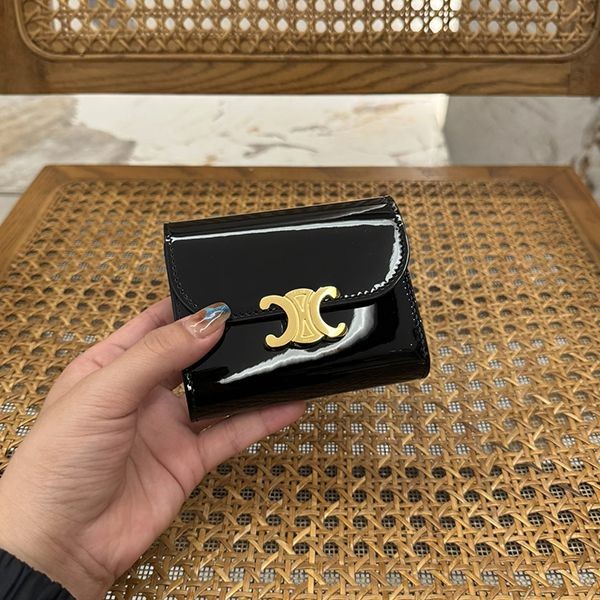 ★Celine★Small Flap Wallet Copy/ Patent Calfskin Cey80763 ★Celine★Small Flap Wallet Copy/ Patent Calfskin Cey80763