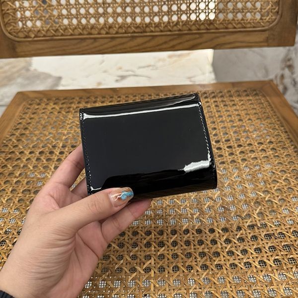 ★Celine★Small Flap Wallet Copy/ Patent Calfskin Cey80763