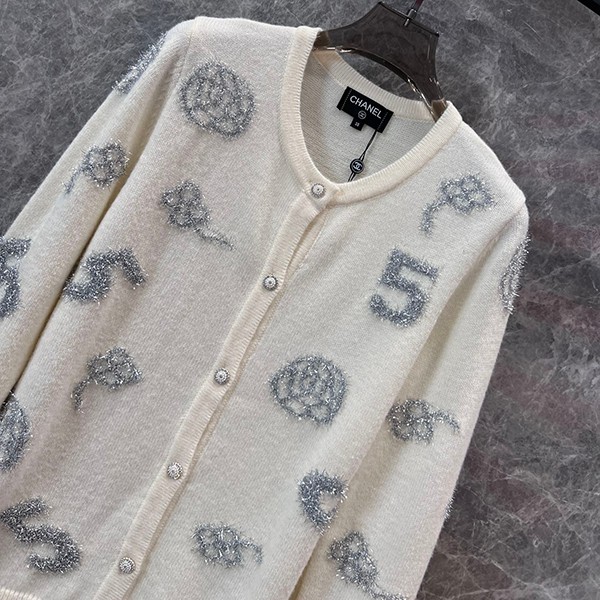 Free shipping Chanel replica cardigan CC mark shi86312