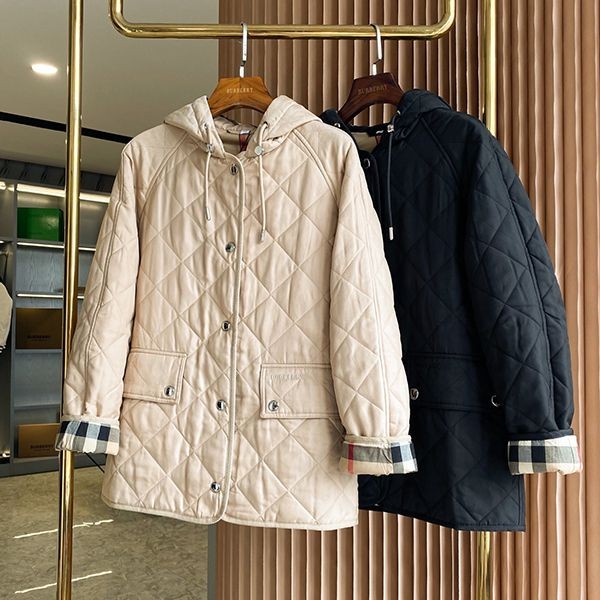 Burberry replica diamond quilted hooded jacket Bai57019