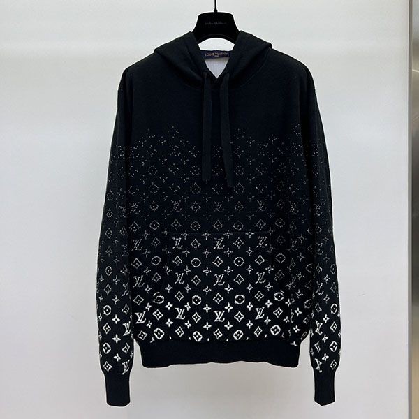 Cute Louis Vuitton Men's Hoodie Monogram Gradient 1AA4Y9