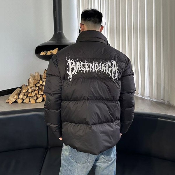 Hard to find Balenciaga DIY Metal Outline Logo Down Jacket Replica bau01648 Hard to find Balenciaga DIY Metal Outline Logo Down Jacket Replica bau01648