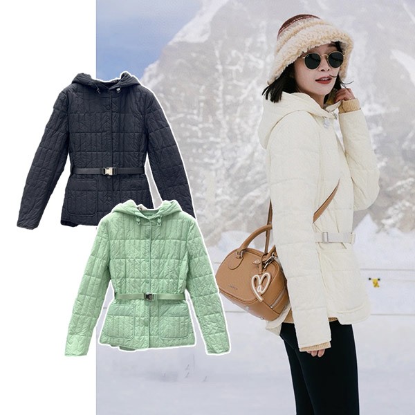 Belted [Mackage] Light Down Jacket Replica RAJA 3 Colors max62083