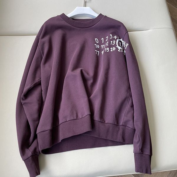 New design "MM6" copy number logo sweatshirt Maq35693 New design "MM6" copy number logo sweatshirt Maq35693