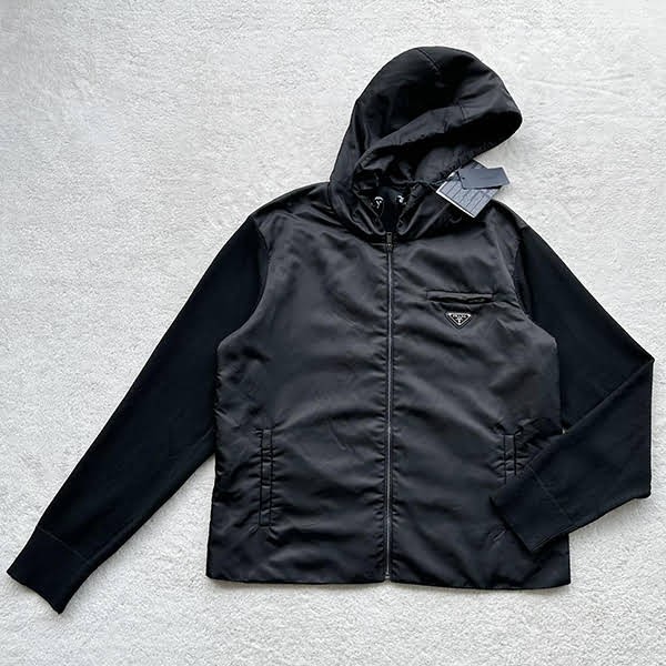 Reserved Prada Wool x Re Nylon Gabardine Hoodie Parody puz93889 Reserved Prada Wool x Re Nylon Gabardine Hoodie Parody puz93889