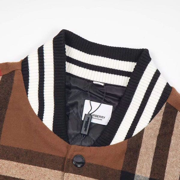 Easy to use Burberry Varsity Leather Jacket Replica Bau93442