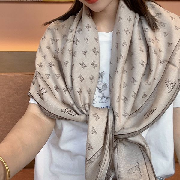 Perfect gift: Max Mara cashmere jacquard scarf imitation [Popular item] max75716