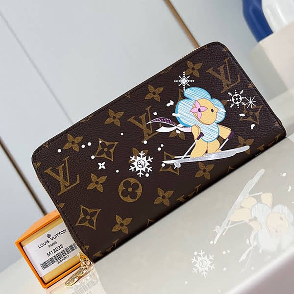 Attention ★ Louis Vuitton Zippy Wallet Long Wallet Fake M12223