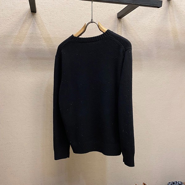 Prada ribbed knit crew neck sweater replica puj30576