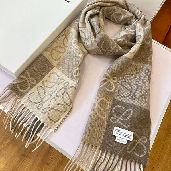 ☆Super popular☆ Loewe Anagram Replica Scarf Wool & Cashmere loi54788