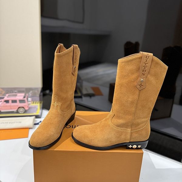 Popular Louis Vuitton Boots Replica LV Rider Line Cowboy 1AD7PJ