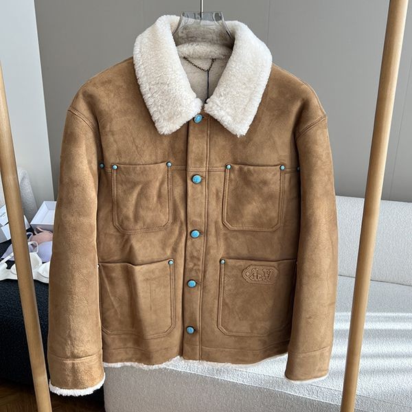 Louis Vuitton Lambskin Replica Shearling Workwear Jacket vua89627 Louis Vuitton Lambskin Replica Shearling Workwear Jacket vua89627