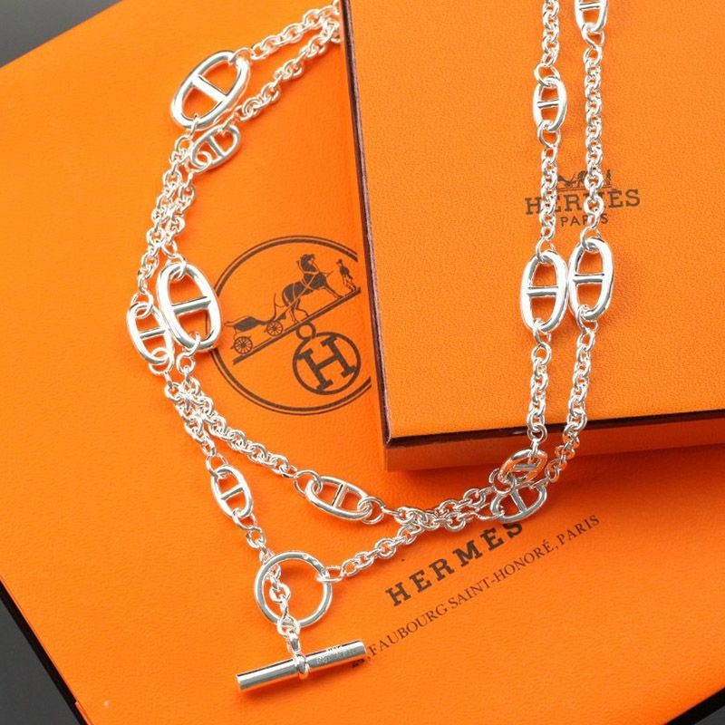Love at first sight? [Popular] Hermes Farandole Long Necklace 100cm Replica erc24373