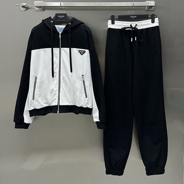 Perfect gift: fake Prada hoodie [top and bottom set] put16298