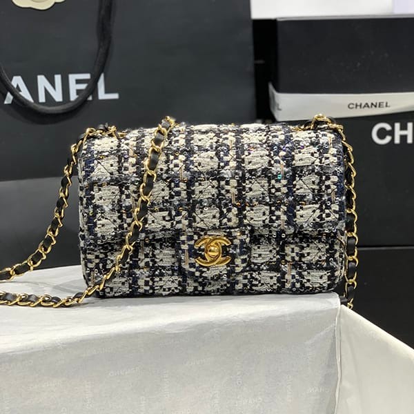 Super low price! Chanel mini flap bag tweed replica shi06797 Super low price! Chanel mini flap bag tweed replica shi06797
