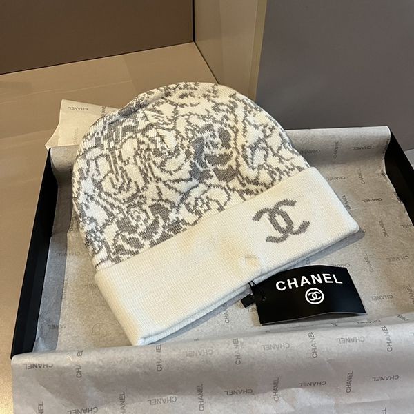 ☆Super popular☆【24K★Camellia design】Chanel knitted hat beanie replica AA9508 ☆Super popular☆【24K★Camellia design】Chanel knitted hat beanie replica AA9508