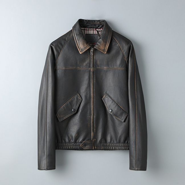 n-grade recommended prada nappa leather jacket replica pul16651