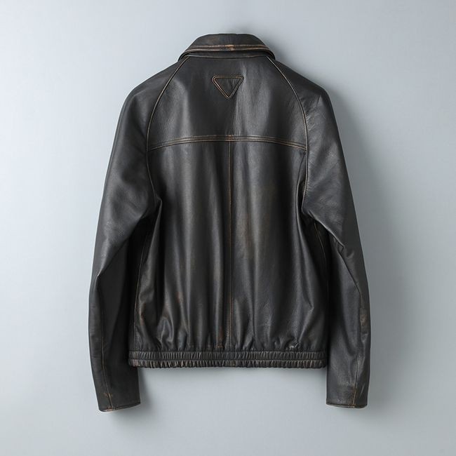 n-grade recommended prada nappa leather jacket replica pul16651