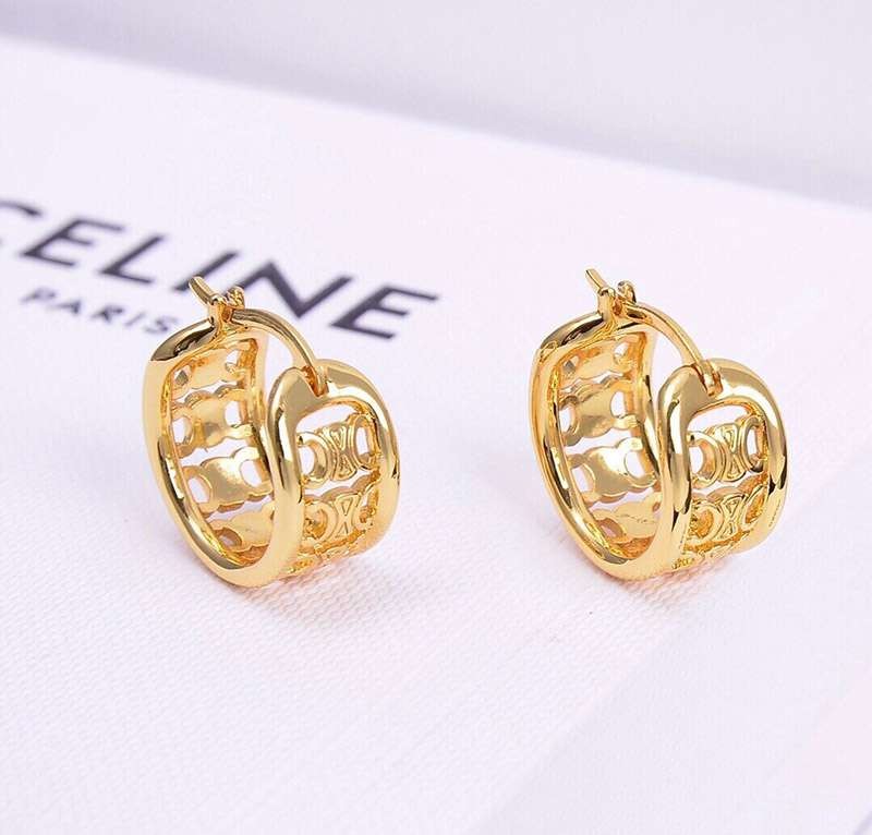 Popular Celine replica Triomphe earrings with logo Ced37328 Popular Celine replica Triomphe earrings with logo Ced37328