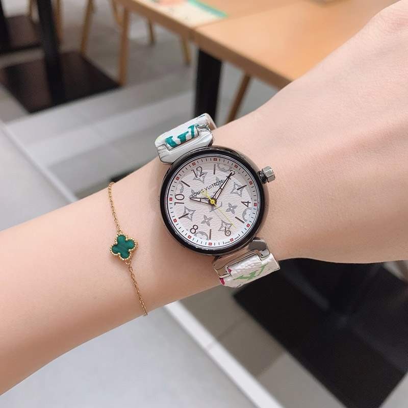 Free shipping Louis Vuitton watch replica Tambour Street Diver 33mm vun31939