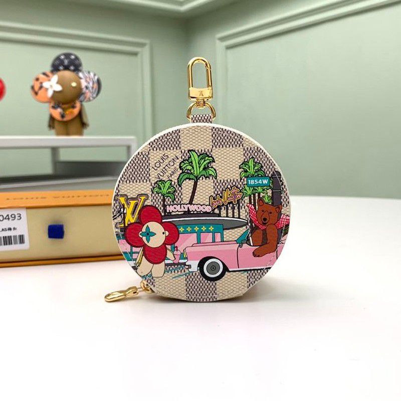 Louis Vuitton Damier Vivienne Circle Coin Case Replica N60493 Sold Out