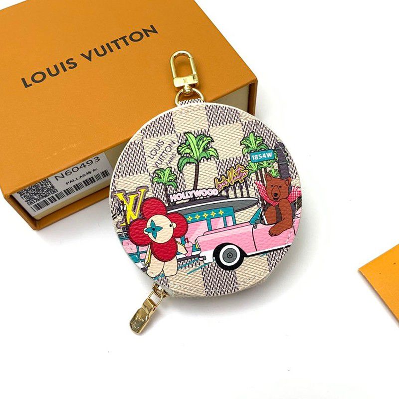 Louis Vuitton Damier Vivienne Circle Coin Case Replica N60493 Sold Out