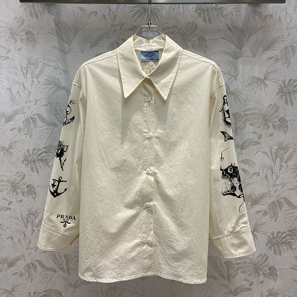 First come, first served? Prada poplin stretch shirt, cheap pui77836 First come, first served? Prada poplin stretch shirt, cheap pui77836